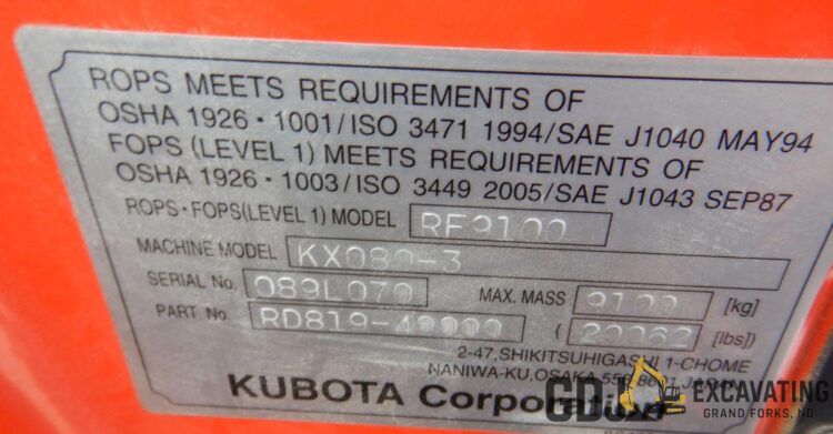 2009 Kubota KX080-3 - Image 68